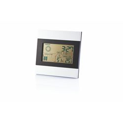 Stacja pogodowa z wyświetlaczem LCD temperatura C/F kalendarz zegar budzik z funkcją drzemki
