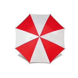 Parasol golfowy z metalowym trzonem drewnianą rączką zamknięcie na rzep