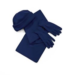 Zestaw zimowy w worku czapka szalik (150 x 25 cm) i rękawiczki